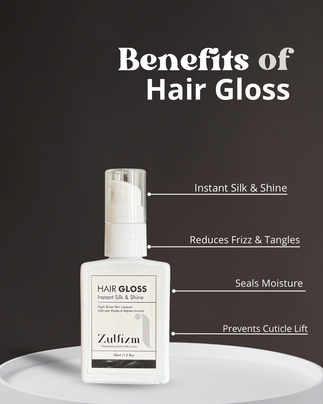Hair Gloss- Instant Silk & Shine