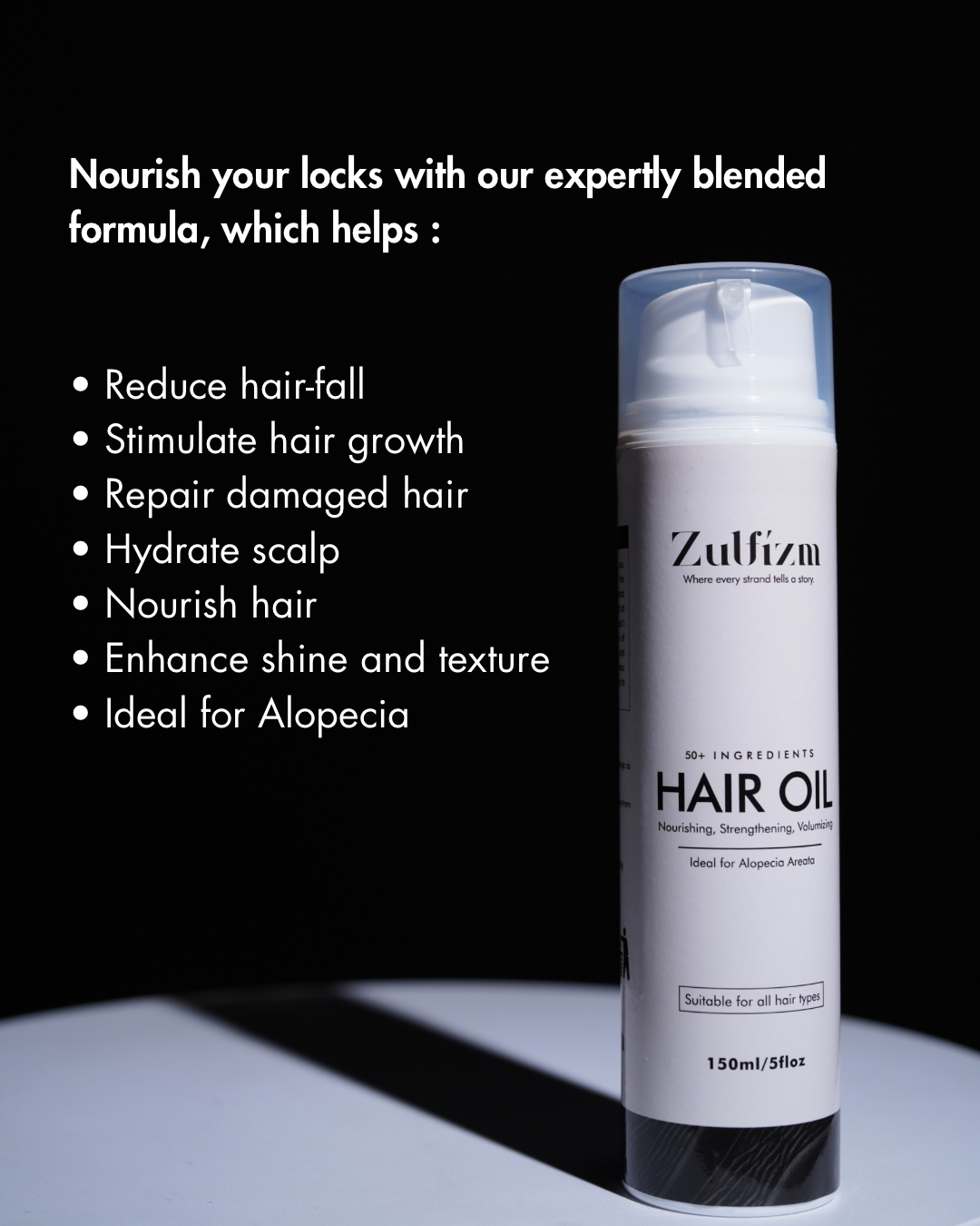 Hair Gloss & Zulfizm 50+ Ingredients Hair Oil