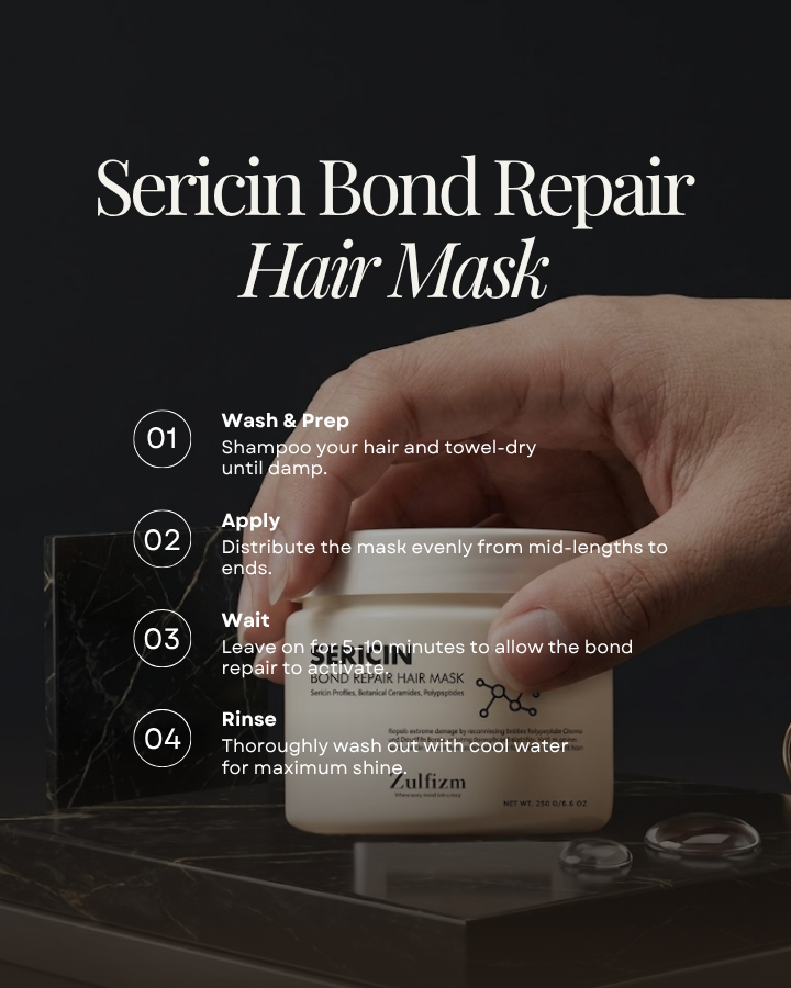 Set of Sericin Bond Repair Hair Mask & Hair Gloss
