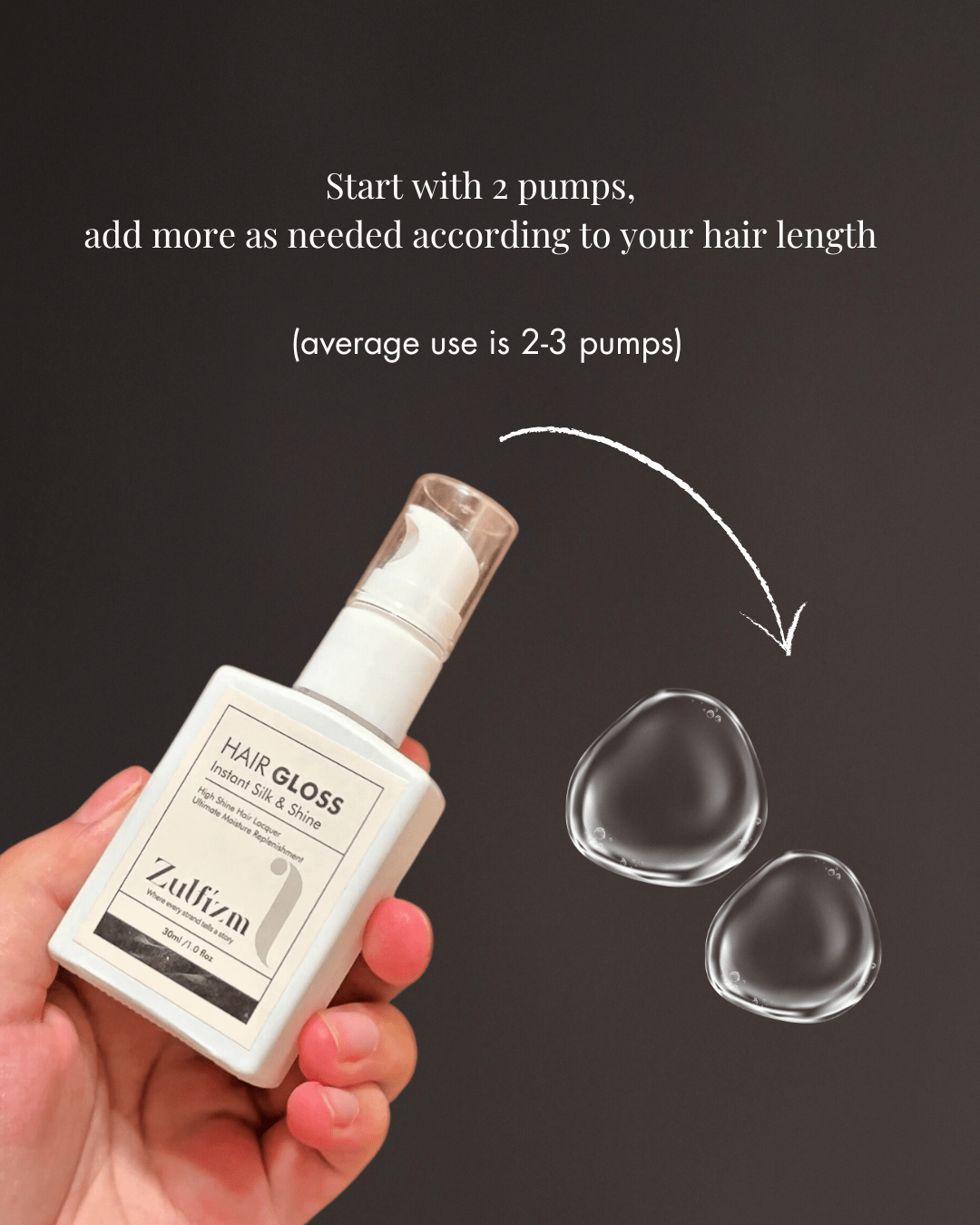 Bundle of 2 Hair Gloss - Zulfizm