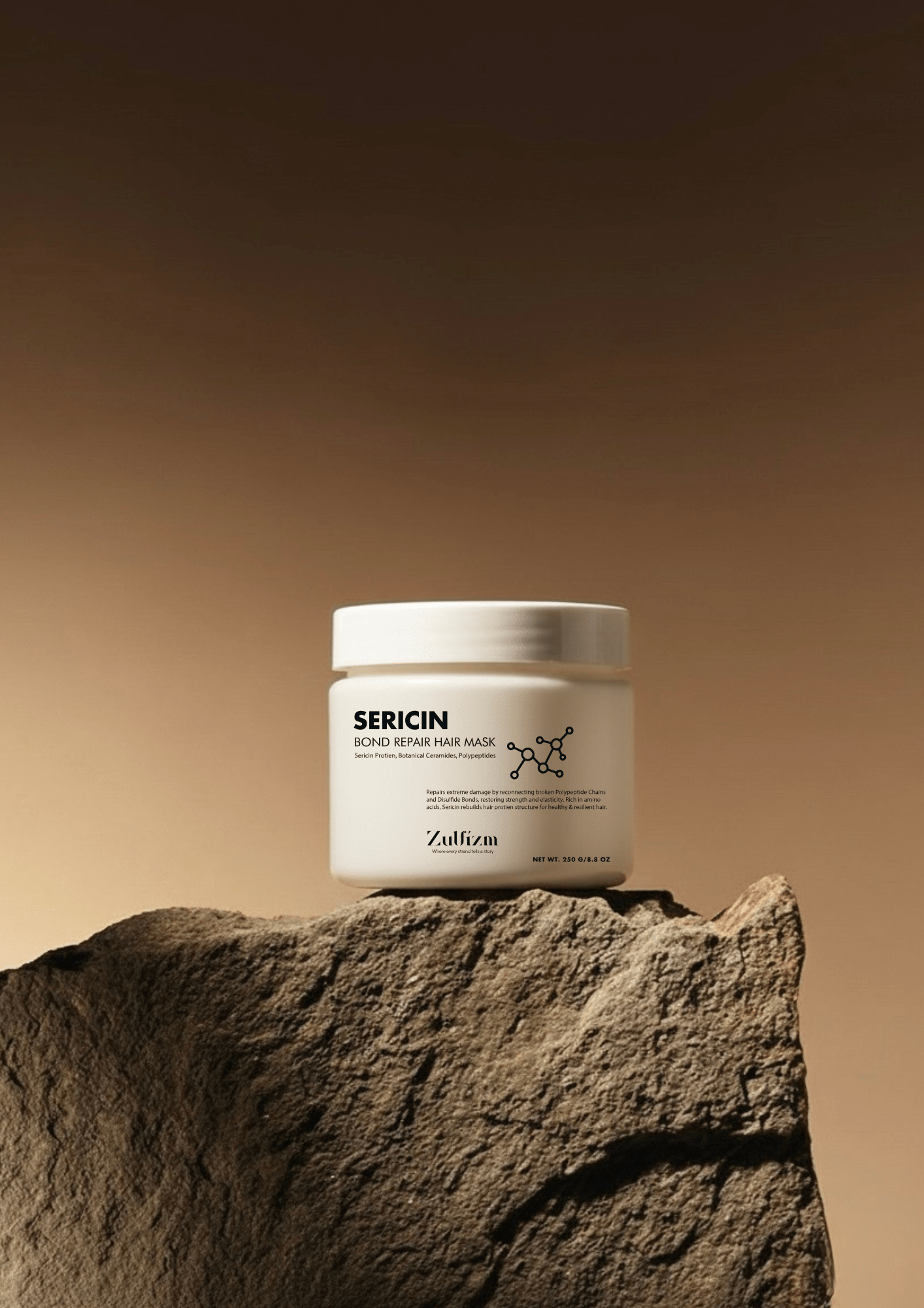 Sericin Bond Repair Hair Mask(250gm) - Zulfizm