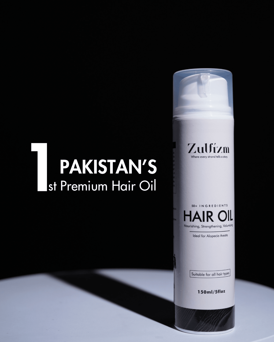 Zulfizm 50+ Ingredients Hair Oil - Zulfizm
